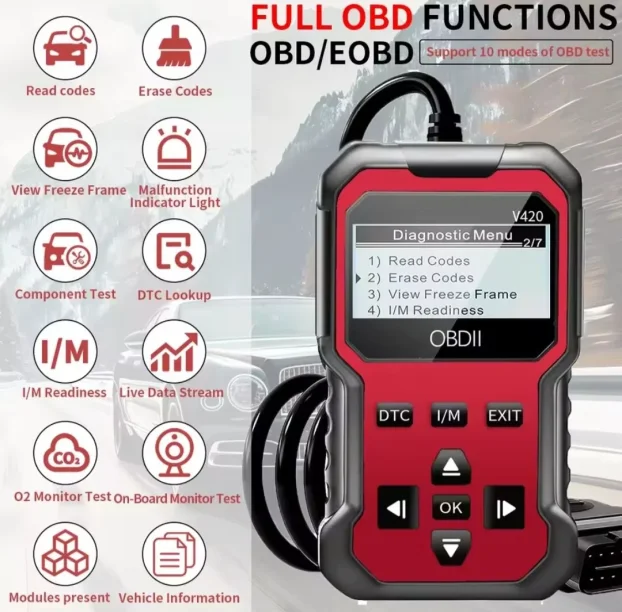 Univerzalna OBD II V420 Auto dijagnostika OBD2 NOVO