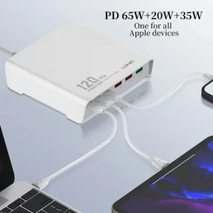 Kucni punjac LDNIO Q605, QC4+, PD3.0, SCP, PPS, VOOC, 120W