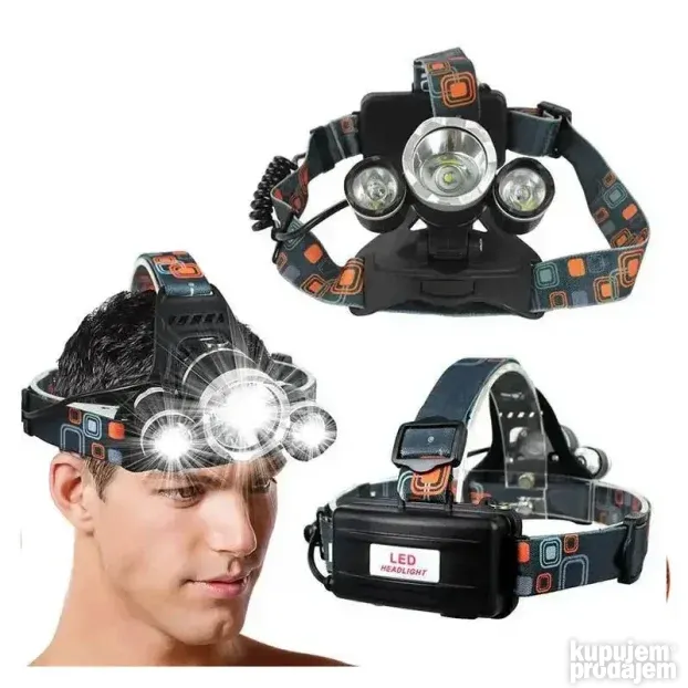 Lampa za glavu 3 diode