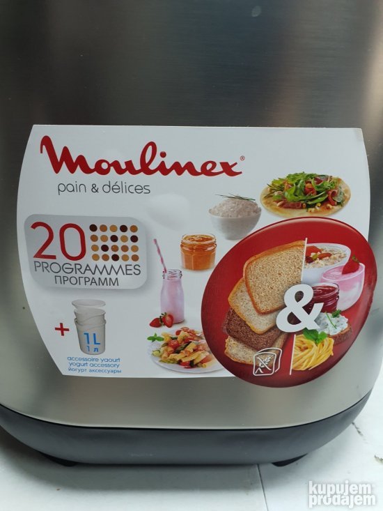 Pekara za Hleb 20 Programa - MOULINEX