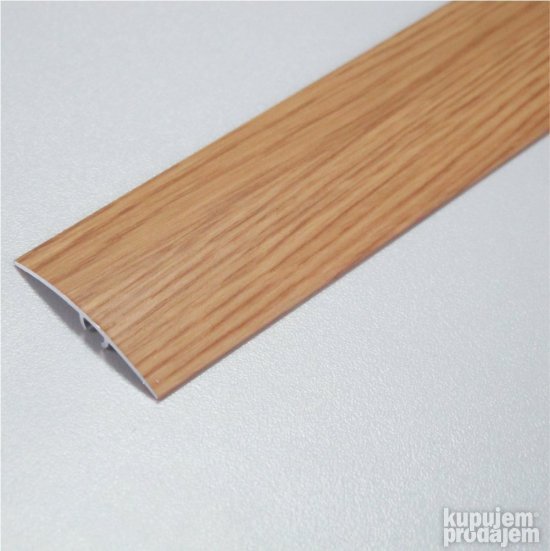 Aluminijumski dekorativni prelazni poluobli profil 3379