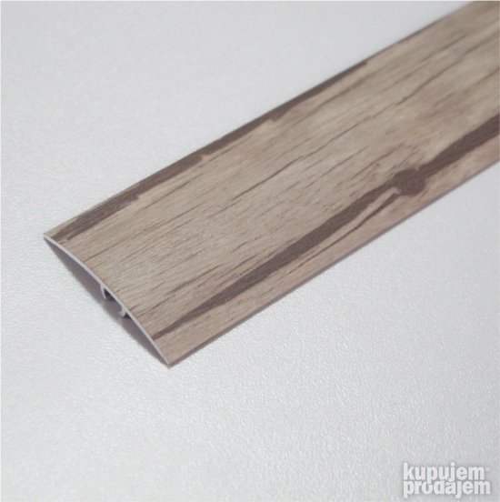 Aluminijumski dekorativni prelazni poluobli profil 3379
