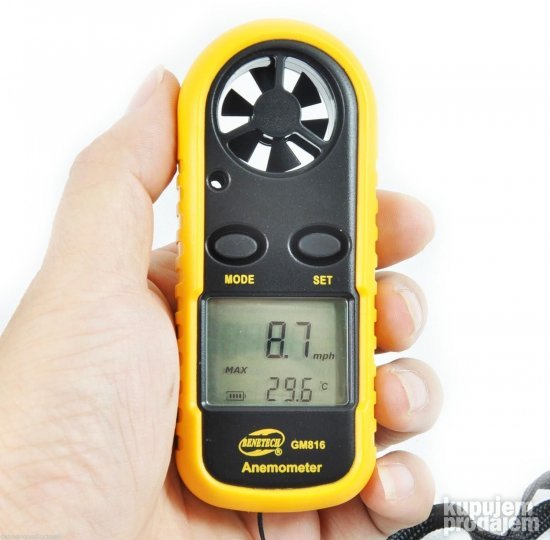 LCD Anemometar dzepni precizan GM816