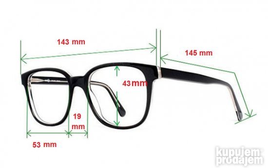 Naočare za sunce like Ray Ban Wayfarer