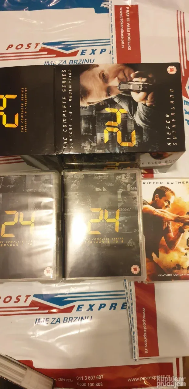 24 kompletna setrija 1-8 DVD