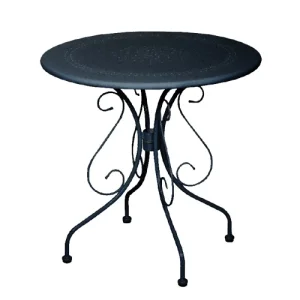 Green bay Baštenski sto okrugli - Moka crni