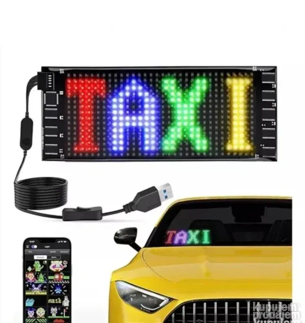 Led Fleksibilni panel 3999 din LED Matrix Panel Bluetooth sa