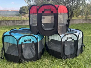 Ogradica za pse i mačke -prenosivi kavez za ljubimce 72x72