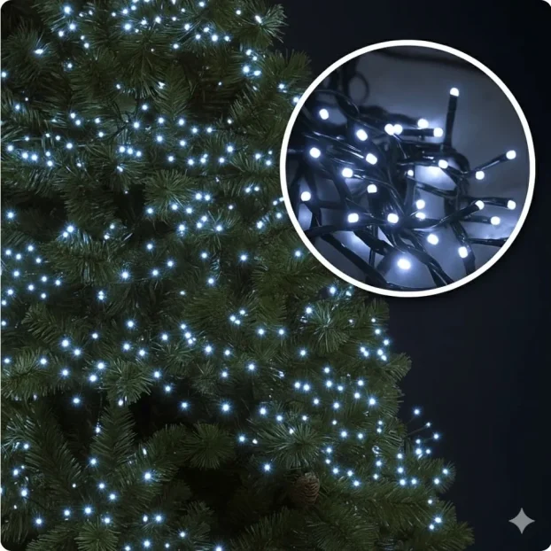 Novogodišnje led sijalice lampice 50m kućnu dekoraciju jelku