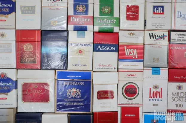 Retro abalaza paklice Lucky Strike Rothmans