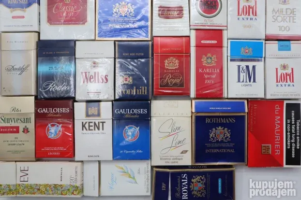 Retro abalaza paklice Lucky Strike Rothmans