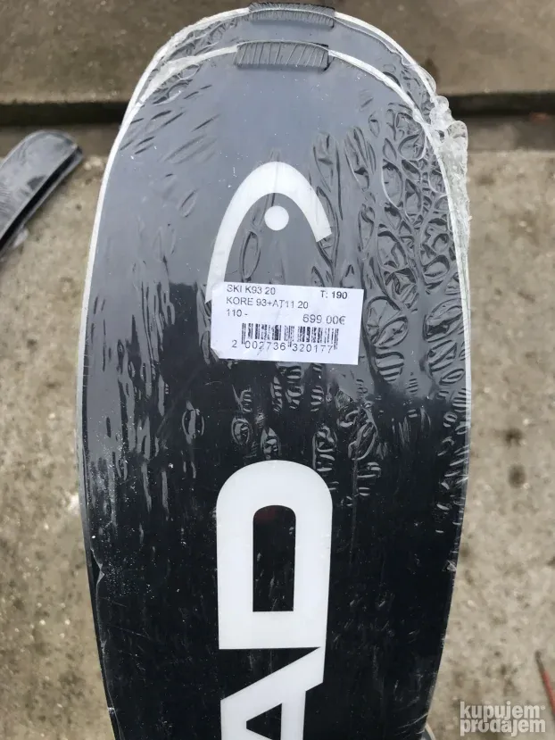 Skije Head Kore 93, 190cm R17, freeride, All mountain