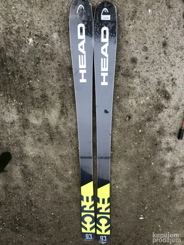 Skije Head Kore 93, 190cm R17, freeride, All mountain