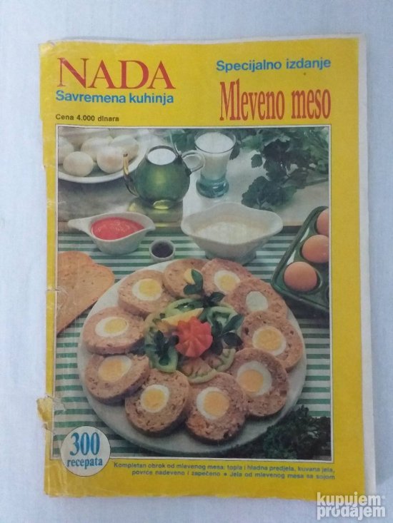 NADA specijalno izdanje MLEVENO MESO iz 1989 godine