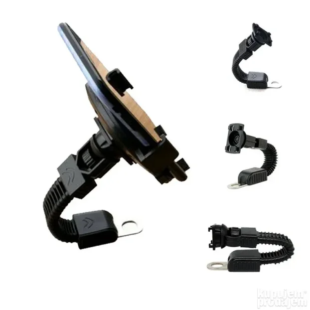 Drzac za telefon za bicikl i motor RG-9 crni