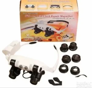Lupa naocare led uvecanje 10x 15x 20x 25x