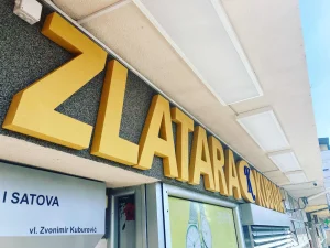 zlatara 3D slova