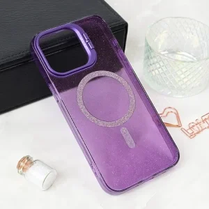 Maska Magsafe Sparkle za iPhone 15 Pro Max 6.7 ljubicasta