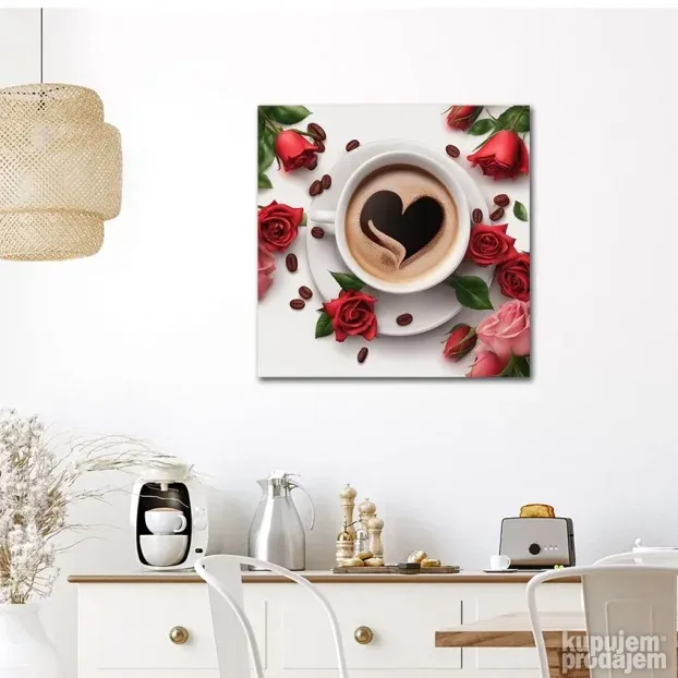 Slike na medijapanu ili Kanvasu kafa,začini,pasta,pica