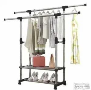 Stalak za obucu i garderobu-dupli stender