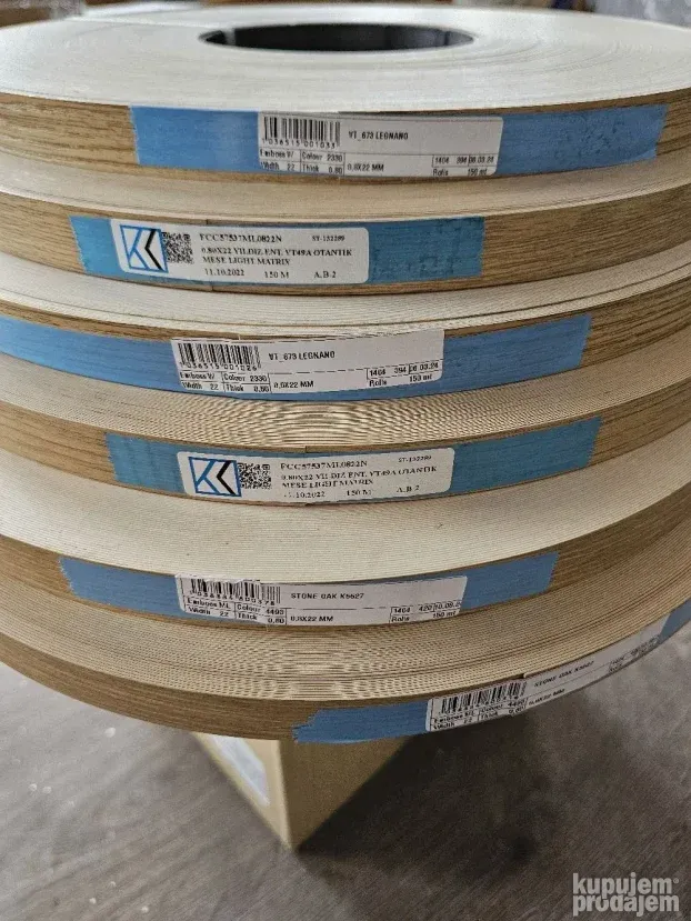 ABES  kant traka PVC 22/0,8 i 40/0,8