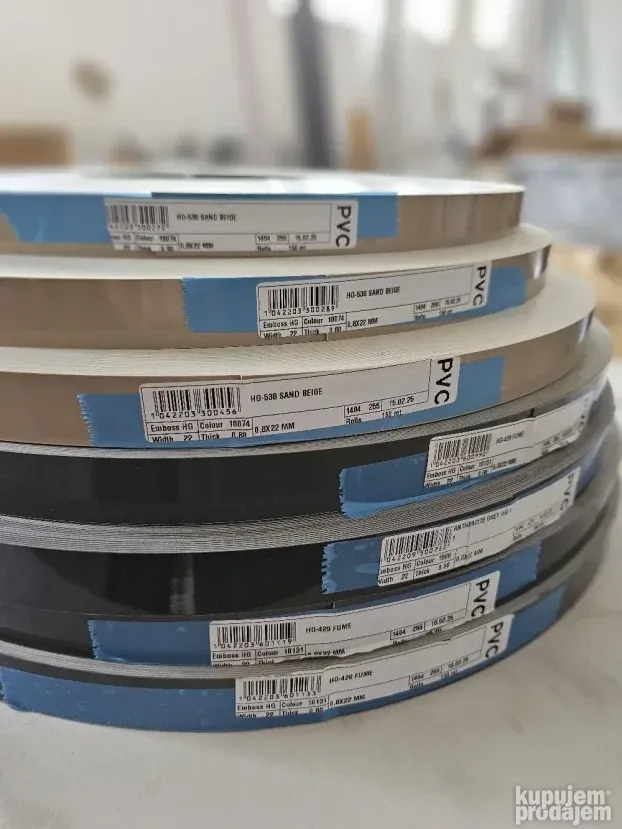 ABES  kant traka PVC 22/0,8 i 40/0,8