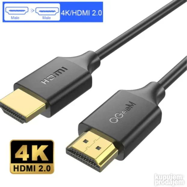 Qgeem 4K ABS HDMI 2.0 - 1.8m