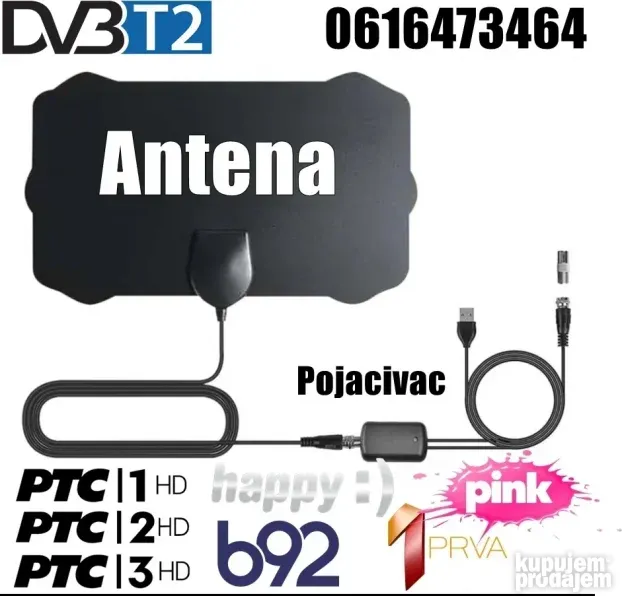 Novo- Digitalne DVBT2 TV Antene