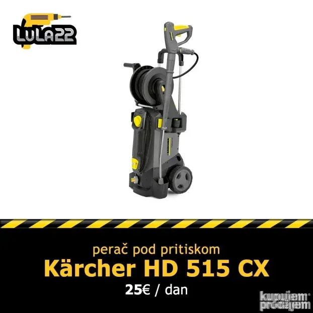 Iznajmljivanje alata-Perač pod visokim pritiskom Karcher 515