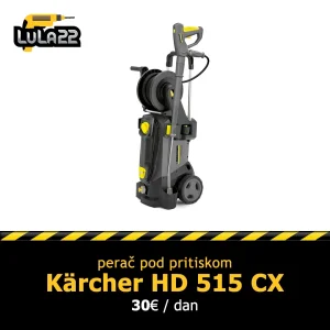 Iznajmljivanje alata-Perač pod visokim pritiskom Karcher 515