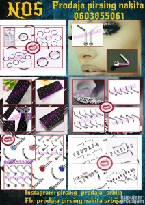 Pirsing za Nos i Septum - Piercing za Nos i Septum