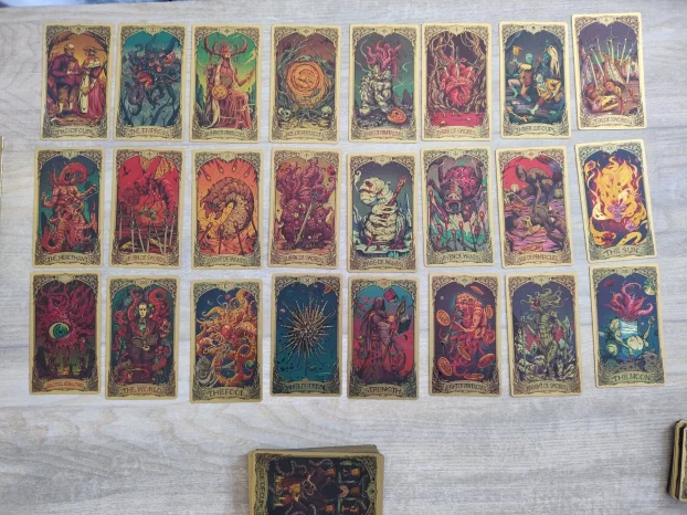 Tarot karte Kesulu Mythology Old Whisper, Myth of Cthulhu