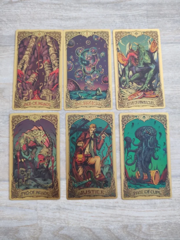 Tarot karte Kesulu Mythology Old Whisper, Myth of Cthulhu