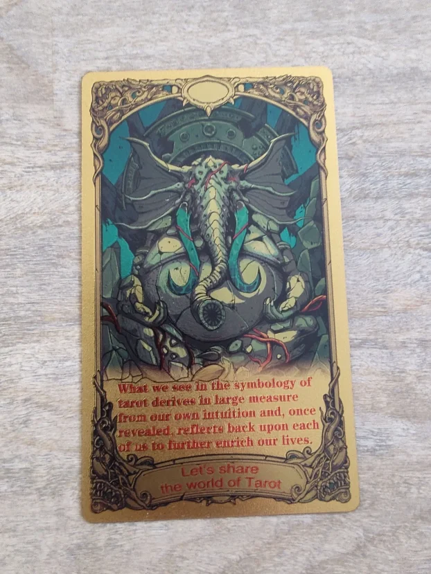 Tarot karte Kesulu Mythology Old Whisper, Myth of Cthulhu