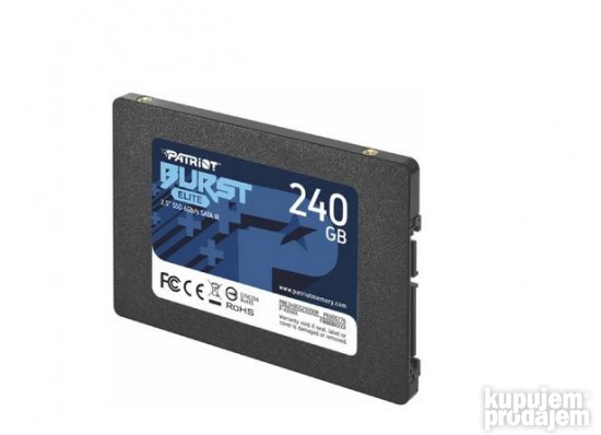 SSD 2.5 SATA3 6Gb/s 240GB Patriot Burst Elite 450MBs/320MBs
