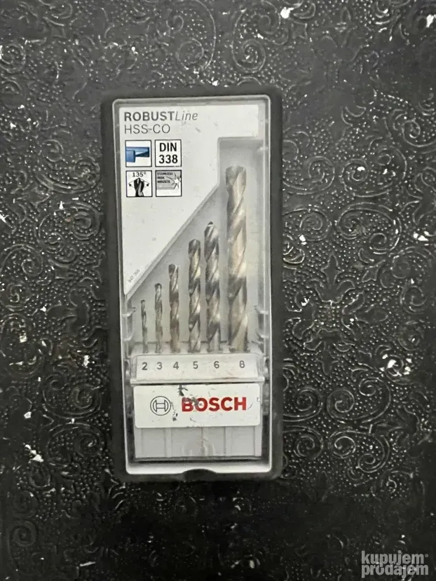Komplet 6 komada burgija bosch robust line za metal