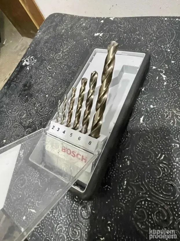 Komplet 6 komada burgija bosch robust line za metal