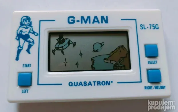 G MAN SL 75G, Quasatron handheld vintage game