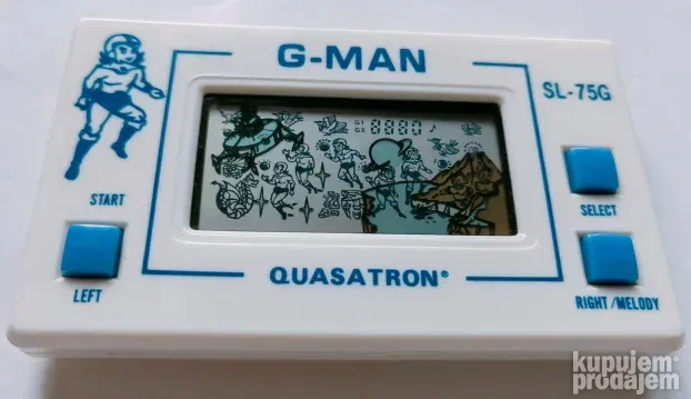 G MAN SL 75G, Quasatron handheld vintage game