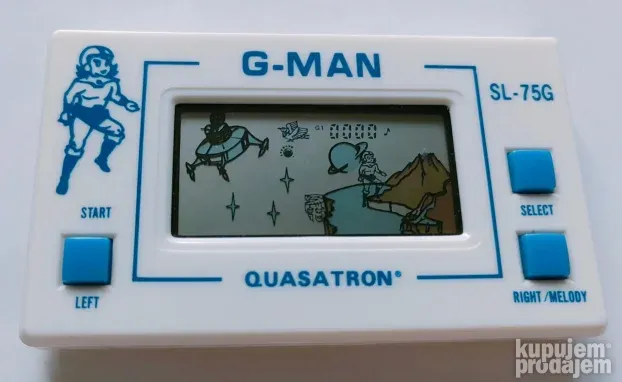 G MAN SL 75G, Quasatron handheld vintage game
