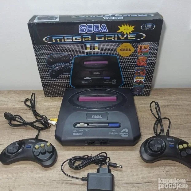 Sega Mega Drive 2 Konzola 368in1 Novo