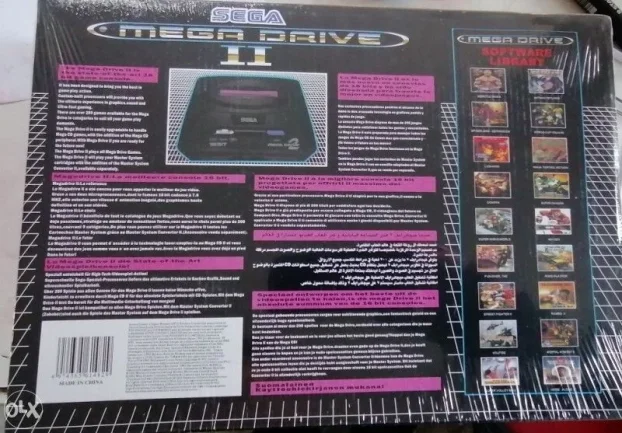 Sega Mega Drive 2 Konzola 368in1 Novo