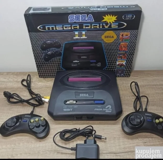 Sega Mega Drive 2 Konzola 368in1 Novo