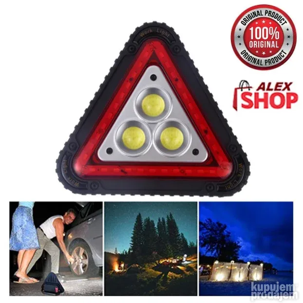 Sigurnosni 5u1 Multifunkcionalni Led 30W Trokut