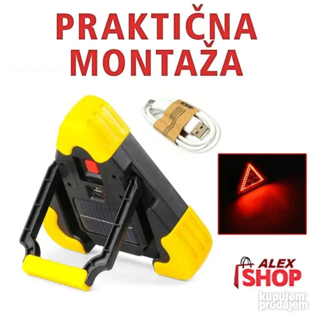 Sigurnosni 5u1 Multifunkcionalni Led 30W Trokut