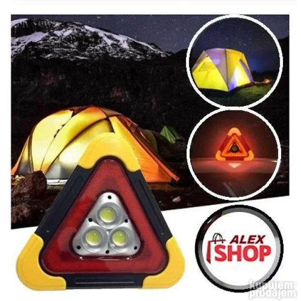 Sigurnosni 5u1 Multifunkcionalni Led 30W Trokut