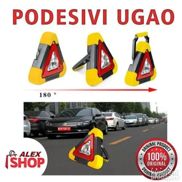 Sigurnosni 5u1 Multifunkcionalni Led 30W Trokut