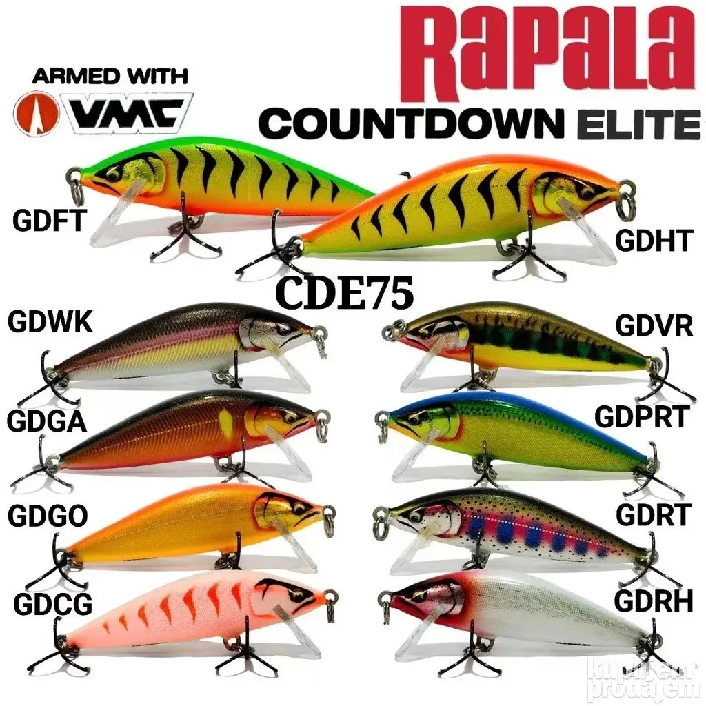 RAPALA COUNTDOWN ELITE95 10個セット｜