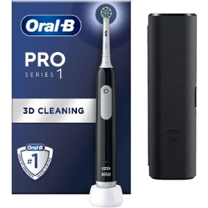 ORAL B Pro 1 Cross Action Electronic Toothbrush black + road