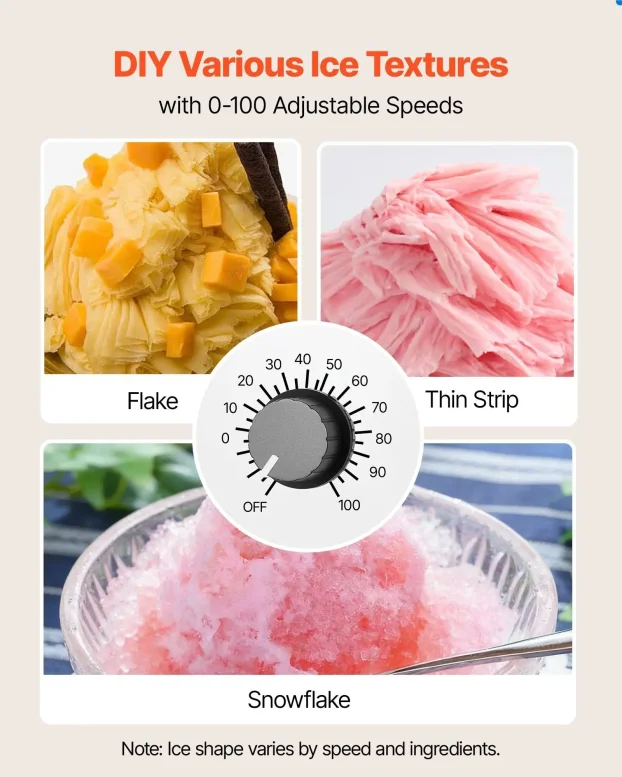 Masina Za Pahuljasti Led Drobljenje Leda 60kg/24h vv